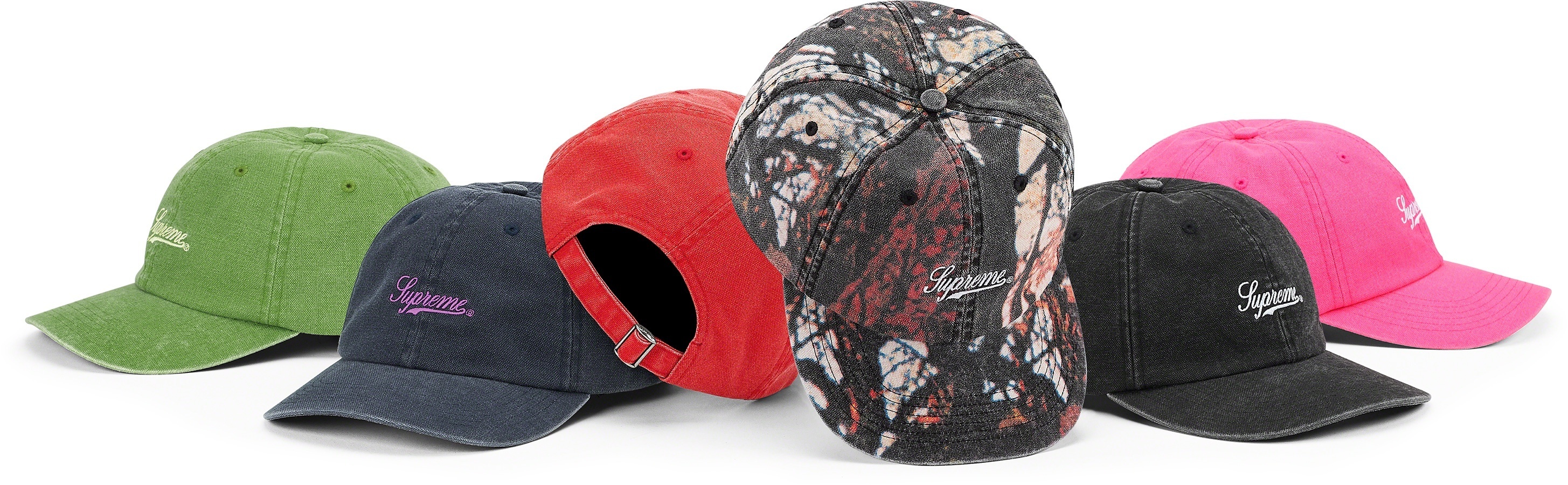 Pigment Print Script Logo 6-Panel